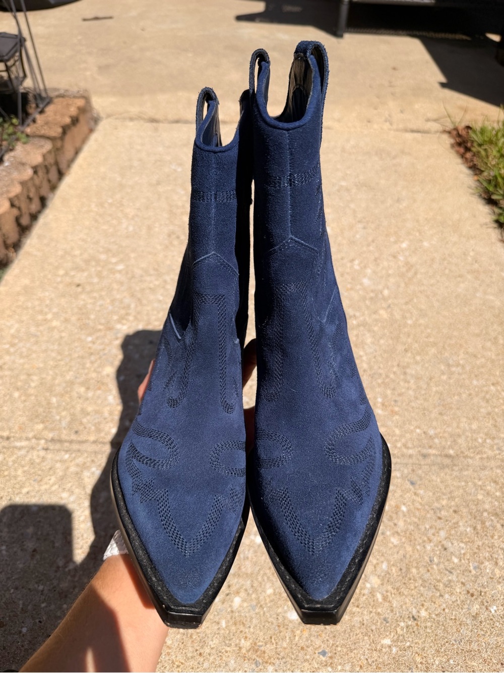 Dolce Vita Blue Suede Boots